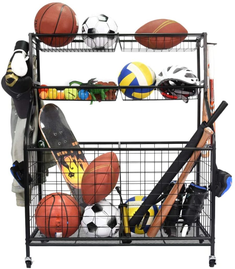 Kinghouse Garage Sports Equipment Organizer